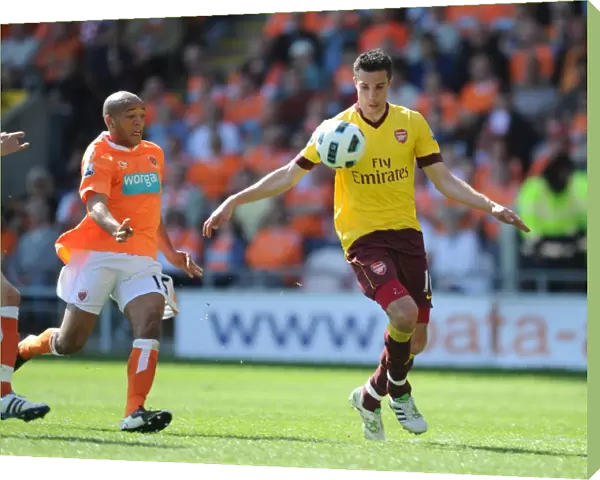 Robin van Persie (Arsenal) Alex Baptist (Blackpool). Blackpool 1: 3 Arsenal