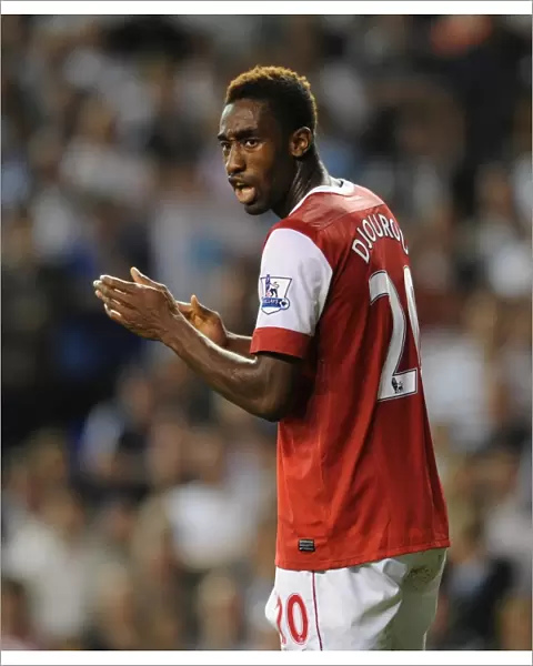Johan Djourou (Arsenal). Tottenham Hotspur 3: 3 Arsenal. Barclays Premier League