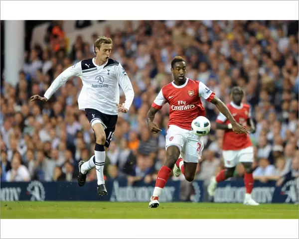Johan Djourou (Arsenal) Peter Crouch (Tottenham). Tottenham Hotspur 3: 3 Arsenal