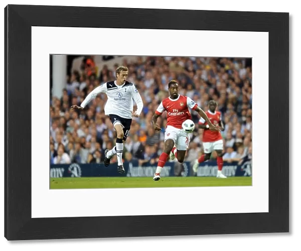 Johan Djourou (Arsenal) Peter Crouch (Tottenham). Tottenham Hotspur 3: 3 Arsenal