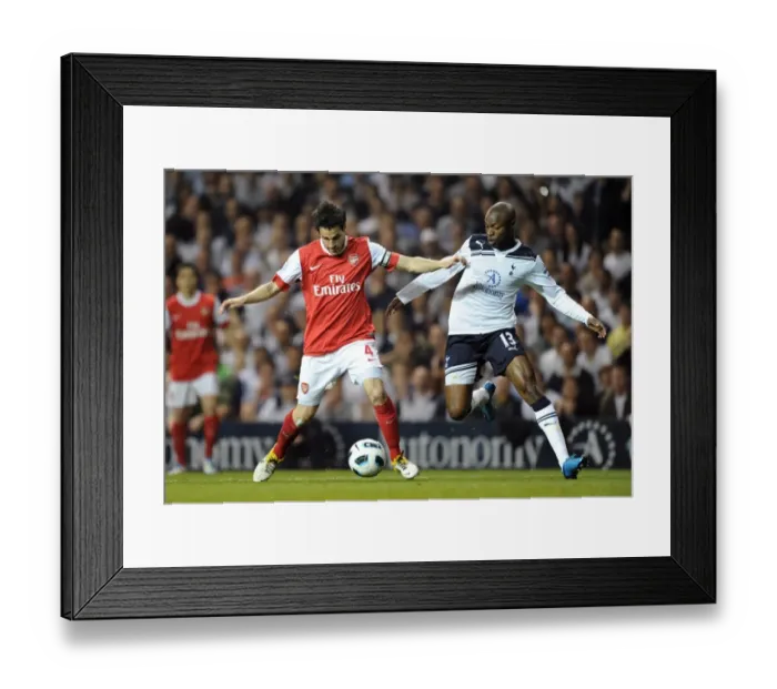 Framed Print : Cesc Fabregas (Arsenal) William Gallas (Tottenham). Tottenham Hotspur 3: 3 Arsenal Framed Print : Cesc Fabregas (Arsenal) William Gallas (Tottenham). Tottenham Hotspur 3: 3 Arsenal