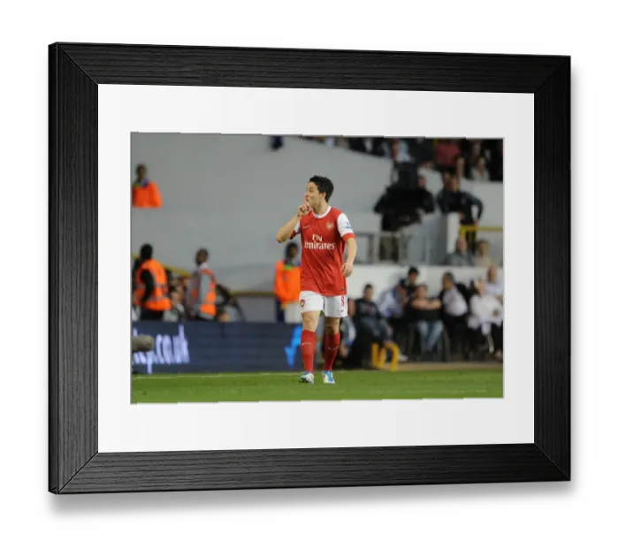 Framed Print : Samir Nasri's Thrilling Goal: Arsenal vs. Tottenham Hotspur, 3-3