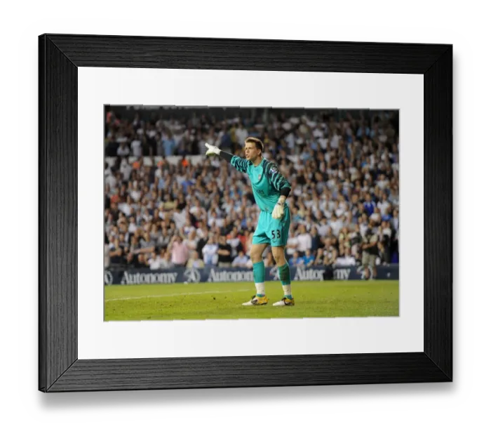 Framed Print : Three All: Intense Rivalry - Wojciech Szczesny (Arsenal) vs. Tottenham Hotspur 3:3, Barclays Premier League, 2011 Framed Print : Three All: Intense Rivalry - Wojciech Szczesny (Arsenal) vs. Tottenham Hotspur 3:3, Barclays Premier League, 2011