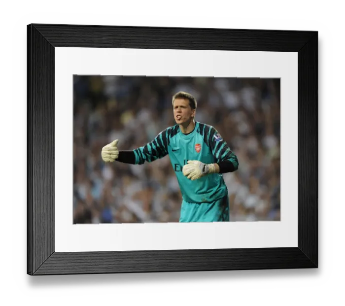 Framed Print : Three All: Wojciech Szczesny's Epic Duel - Arsenal vs. Tottenham Hotspur, 2011