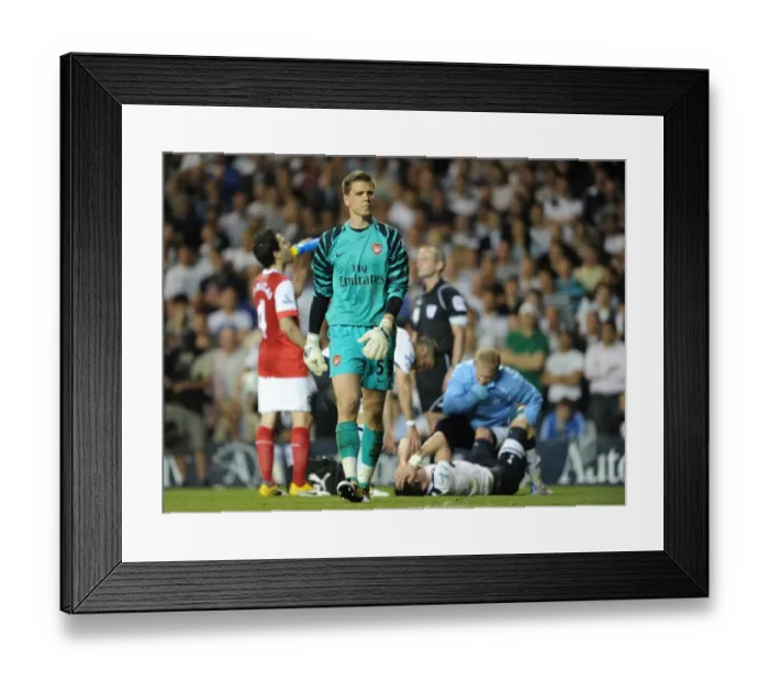 Framed Print : Wojciech Szczesny (Arsenal) Gareth Bale (Tottenham). Tottenham Hotspur 3: 3 Arsenal Framed Print : Wojciech Szczesny (Arsenal) Gareth Bale (Tottenham). Tottenham Hotspur 3: 3 Arsenal