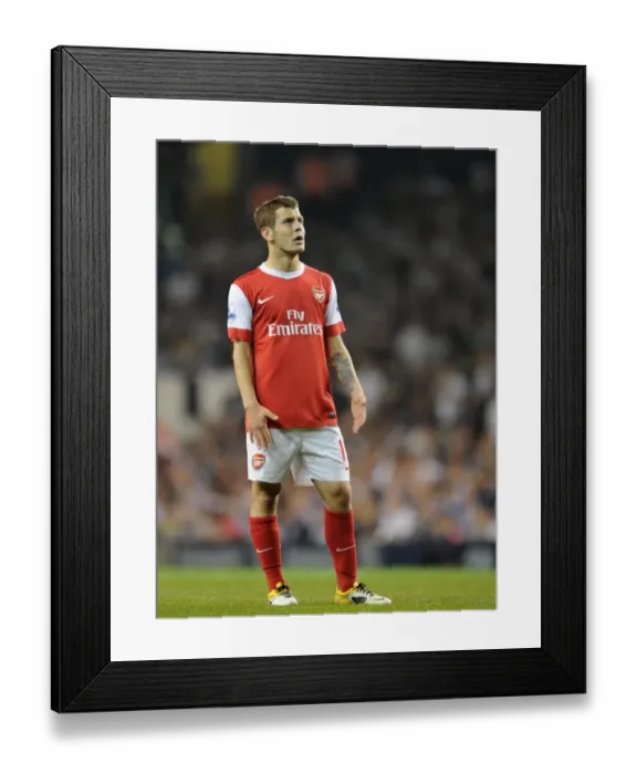 Framed Print : Jack Wilshere (Arsenal). Tottenham Hotspur 3: 3 Arsenal. Barclays Premier League