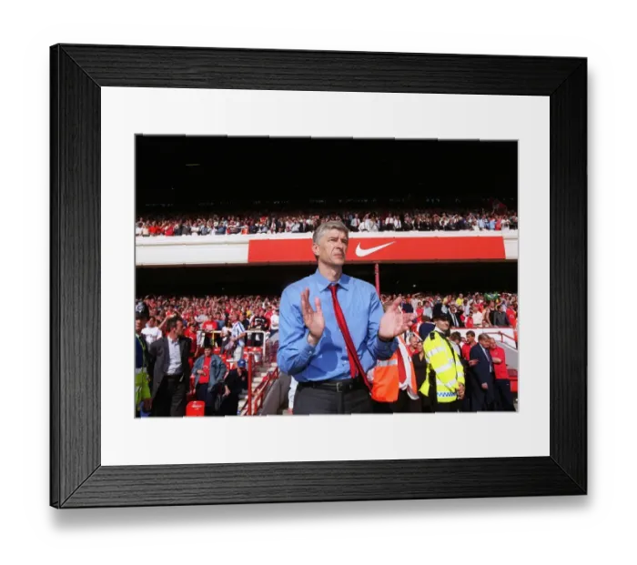 Framed Print : Arsenal vs Leicester City: FA Premiership Showdown at Highbury, May 15, 2004 Framed Print : Arsenal vs Leicester City: FA Premiership Showdown at Highbury, May 15, 2004