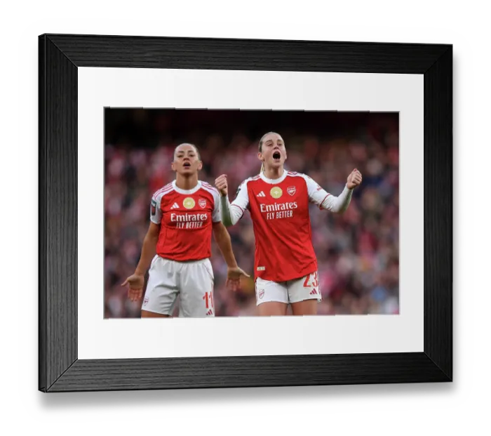 Framed Print : Arsenal v Tottenham Hotspur - Barclays Women's Super League Arsenal v Tottenham Hotspur - Barclays Women's Super League