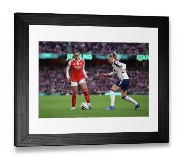 Framed Print : Arsenal v Tottenham Hotspur - Barclays Women's Super League Arsenal v Tottenham Hotspur - Barclays Women's Super League
