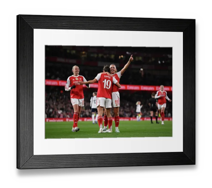 Framed Print : Arsenal v Tottenham Hotspur - Barclays Women's Super League Arsenal v Tottenham Hotspur - Barclays Women's Super League