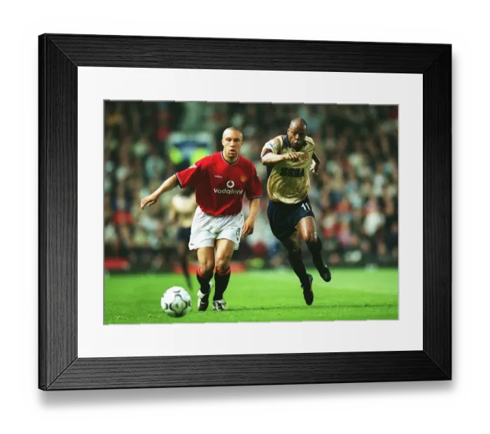 Framed Print : Wiltord's Strike: Arsenal's Victory Over Manchester United, 2002