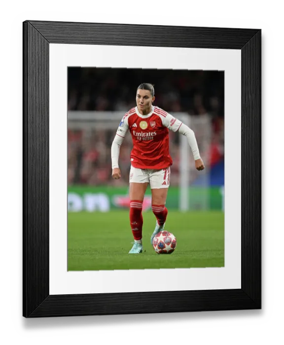 Framed Print : Chelsea FC v Arsenal FC - UEFA Women's Champions League 2025 / 26 Quarter-finals Second Leg Chelsea FC v Arsenal FC - UEFA Women's Champions League 2025 / 26 Quarter-finals