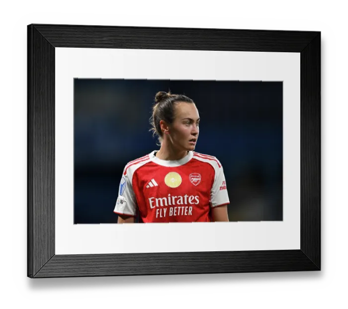 Framed Print : Chelsea FC v Arsenal FC - UEFA Women's Champions League 2025 / 26 Quarter-finals Second Leg