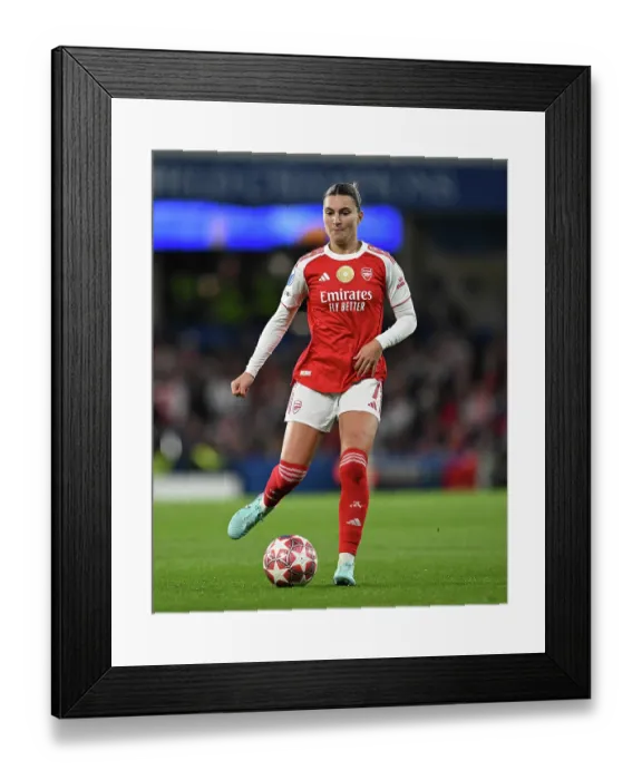 Framed Print : Chelsea FC v Arsenal FC - UEFA Women's Champions League 2025 / 26 Quarter-finals Second Leg Chelsea FC v Arsenal FC - UEFA Women's Champions League 2025 / 26 Quarter-finals
