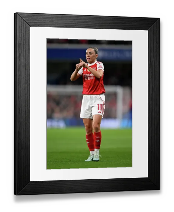 Framed Print : Chelsea FC v Arsenal FC - UEFA Women's Champions League 2025 / 26 Quarter-finals Second Leg