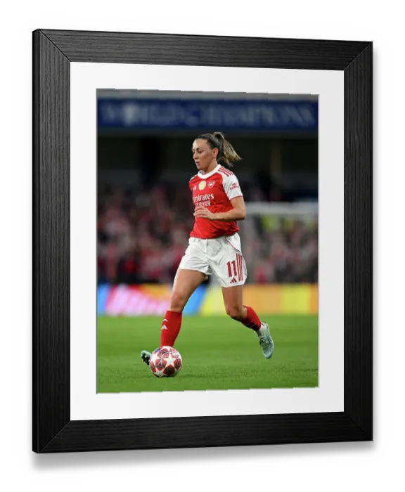 Framed Print : Chelsea FC v Arsenal FC - UEFA Women's Champions League 2025 / 26 Quarter-finals Second Leg
