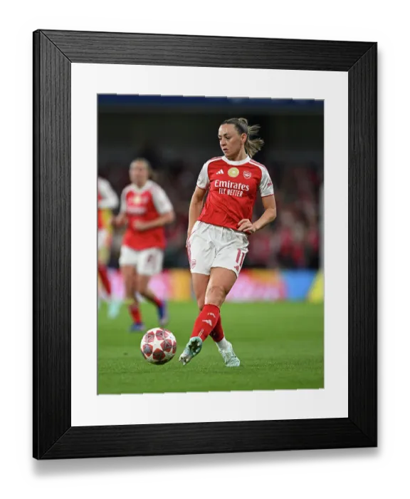 Framed Print : Chelsea FC v Arsenal FC - UEFA Women's Champions League 2025 / 26 Quarter-finals Second Leg Chelsea FC v Arsenal FC - UEFA Women's Champions League 2025 / 26 Quarter-finals