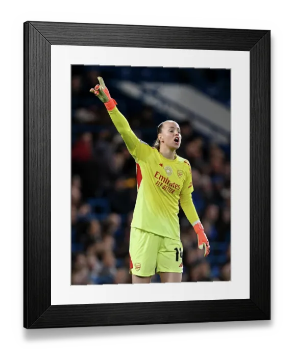 Framed Print : Chelsea FC v Arsenal FC - UEFA Women's Champions League 2025 / 26 Quarter-finals Second Leg