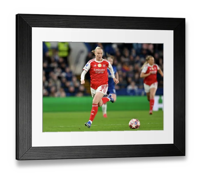 Framed Print : Chelsea FC v Arsenal FC - UEFA Women's Champions League 2025 / 26 Quarter-finals Second Leg