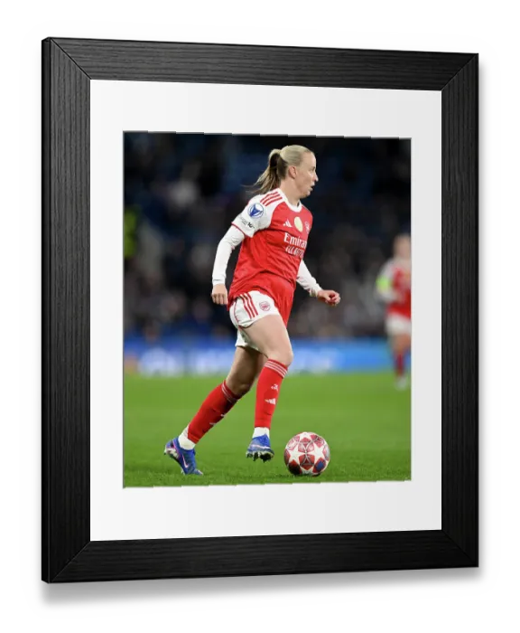 Framed Print : Chelsea FC v Arsenal FC - UEFA Women's Champions League 2025 / 26 Quarter-finals Second Leg