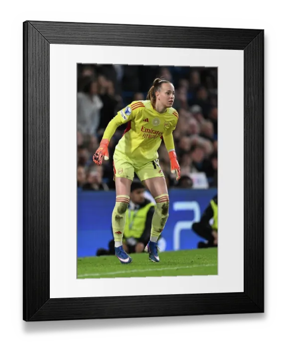 Framed Print : Chelsea FC v Arsenal FC - UEFA Women's Champions League 2025 / 26 Quarter-finals Second Leg