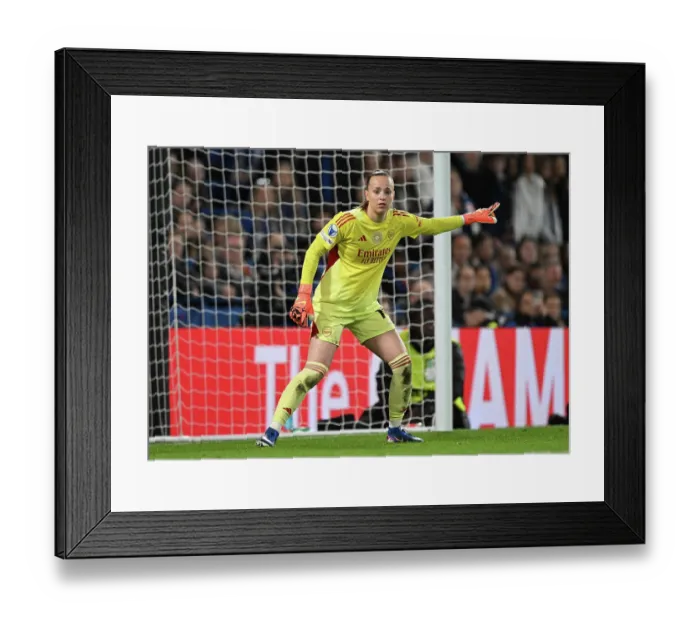Framed Print : Chelsea FC v Arsenal FC - UEFA Women's Champions League 2025 / 26 Quarter-finals Second Leg