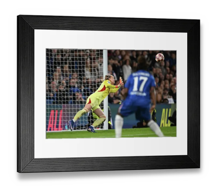 Framed Print : Chelsea FC v Arsenal FC - UEFA Women's Champions League 2025 / 26 Quarter-finals Second Leg Chelsea FC v Arsenal FC - UEFA Women's Champions League 2025 / 26 Quarter-finals Framed Print : Chelsea FC v Arsenal FC - UEFA Women's Champions League 2025 / 26 Quarter-finals Second Leg Chelsea FC v Arsenal FC - UEFA Women's Champions League 2025 / 26 Quarter-finals