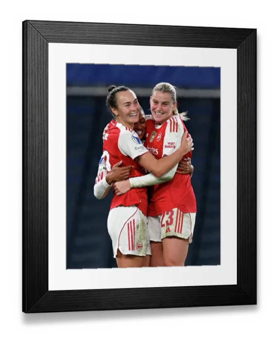 Framed Print : Chelsea FC v Arsenal FC - UEFA Women's Champions League 2025 / 26 Quarter-finals Second Leg Framed Print : Chelsea FC v Arsenal FC - UEFA Women's Champions League 2025 / 26 Quarter-finals Second Leg