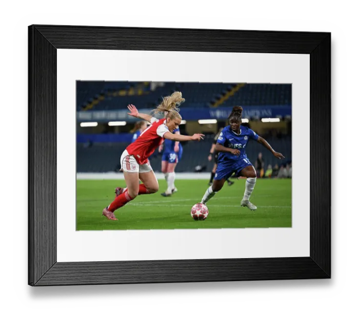 Framed Print : Chelsea FC v Arsenal FC - UEFA Women's Champions League 2025 / 26 Quarter-finals Second Leg Framed Print : Chelsea FC v Arsenal FC - UEFA Women's Champions League 2025 / 26 Quarter-finals Second Leg