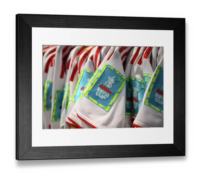 Framed Print : Arsenal v Brighton & Hove Albion - Adobe Women's FA Cup Quarter Final Arsenal v Brighton & Hove Albion - Adobe Women's FA Cup Quarter Final