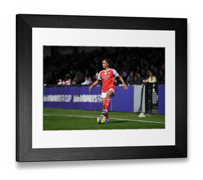 Framed Print : Arsenal v Brighton & Hove Albion - Adobe Women's FA Cup Quarter Final Arsenal v Brighton & Hove Albion - Adobe Women's FA Cup Quarter Final