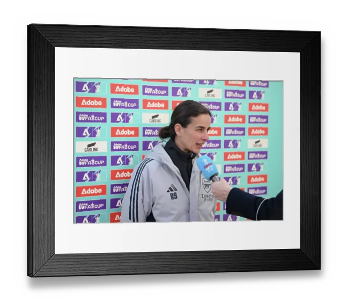 Framed Print : Arsenal v Brighton & Hove Albion - Adobe Women's FA Cup Quarter Final Arsenal v Brighton & Hove Albion - Adobe Women's FA Cup Quarter Final
