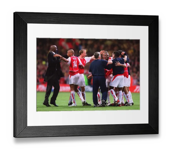 Framed Print : Arsenal's Glory: FA Cup Victory over Southampton (2003)