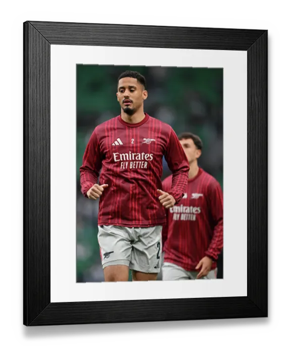 Framed Print : Sporting Clube de Portugal v Arsenal FC - UEFA Champions League 2025 / 26 Quarter-Final First Leg