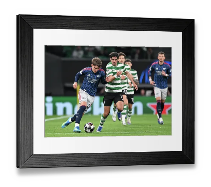 Framed Print : Sporting Clube de Portugal v Arsenal FC - UEFA Champions League 2025 / 26 Quarter-Final First Leg Framed Print : Sporting Clube de Portugal v Arsenal FC - UEFA Champions League 2025 / 26 Quarter-Final First Leg