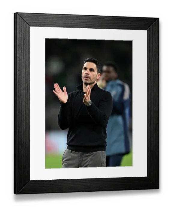 Framed Print : Sporting Clube de Portugal v Arsenal FC - UEFA Champions League 2025 / 26 Quarter-Final First Leg Framed Print : Sporting Clube de Portugal v Arsenal FC - UEFA Champions League 2025 / 26 Quarter-Final First Leg