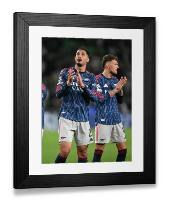 Framed Print : Sporting Clube de Portugal v Arsenal FC - UEFA Champions League 2025 / 26 Quarter-Final First Leg Framed Print : Sporting Clube de Portugal v Arsenal FC - UEFA Champions League 2025 / 26 Quarter-Final First Leg