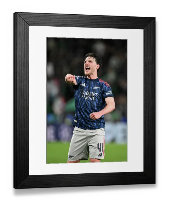 Framed Print : Sporting Clube de Portugal v Arsenal FC - UEFA Champions League 2025 / 26 Quarter-Final First Leg