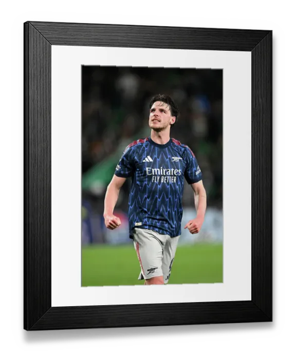 Framed Print : Sporting Clube de Portugal v Arsenal FC - UEFA Champions League 2025 / 26 Quarter-Final First Leg