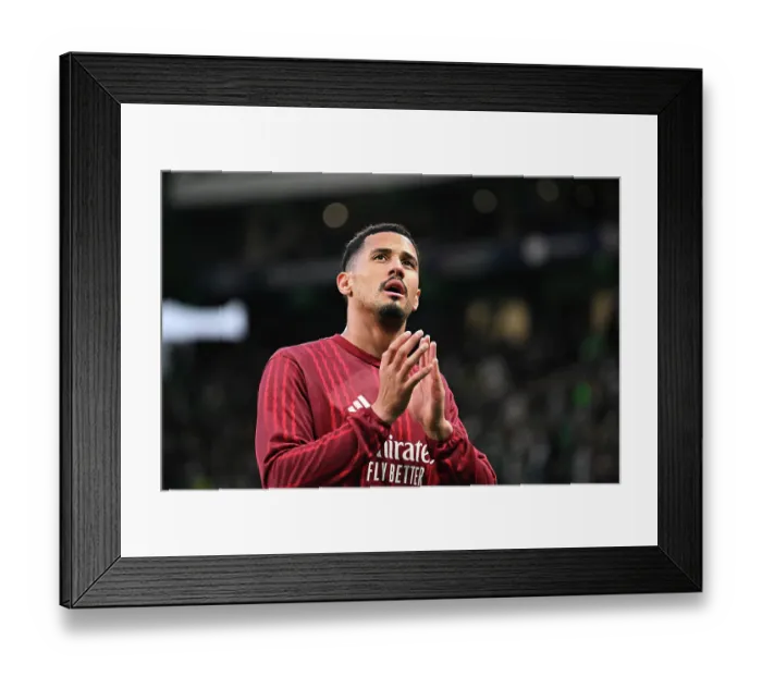 Framed Print : Sporting Clube de Portugal v Arsenal FC - UEFA Champions League 2025 / 26 Quarter-Final First Leg