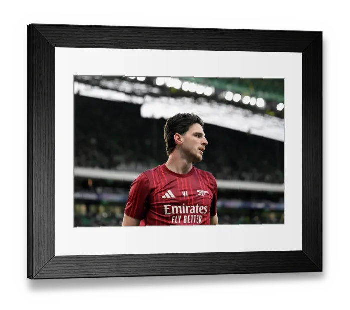 Framed Print : Sporting Clube de Portugal v Arsenal FC - UEFA Champions League 2025 / 26 Quarter-Final First Leg