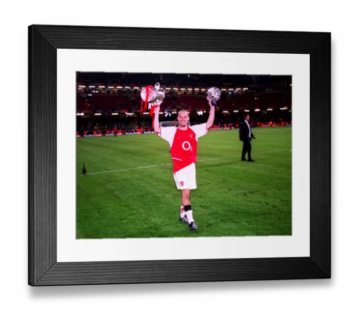 Framed Print : Freddie Ljungberg Celebrates FA Cup Victory with Arsenal: Arsenal 1-0 Southampton, The FA Cup Final, Cardiff, Wales, 2003 Framed Print : Freddie Ljungberg Celebrates FA Cup Victory with Arsenal: Arsenal 1-0 Southampton, The FA Cup Final, Cardiff, Wales, 2003