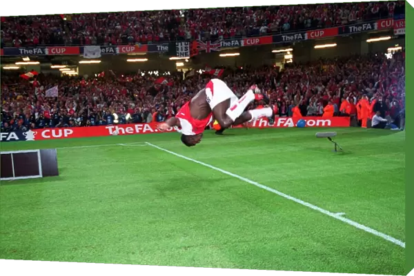 Kolo Toure's Euphoric Backflip: Arsenal Wins FA Cup vs Southampton (2003)
