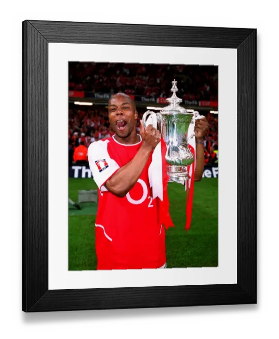 Framed Print : Sylvain Wiltord (Arsenal) with the FA Cup Trophy. Arsenal 1: 0 Southampton Framed Print : Sylvain Wiltord (Arsenal) with the FA Cup Trophy. Arsenal 1: 0 Southampton