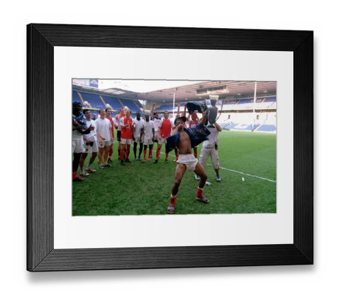 Framed Print : Ashley Cole's Triumph: Arsenal's Victory over Tottenham, FA Premiership 2003-04 Framed Print : Ashley Cole's Triumph: Arsenal's Victory over Tottenham, FA Premiership 2003-04