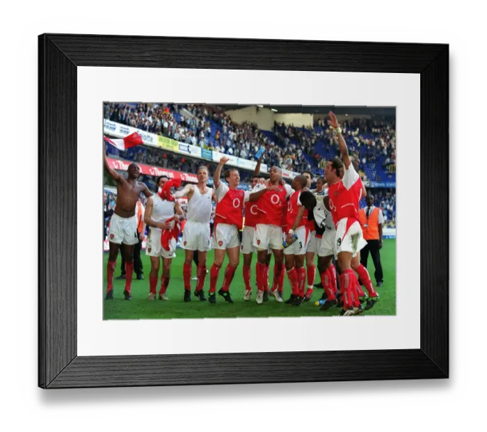 Framed Print : Arsenal's Glory: Premier League Victory at White Hart Lane, 2004 Framed Print : Arsenal's Glory: Premier League Victory at White Hart Lane, 2004