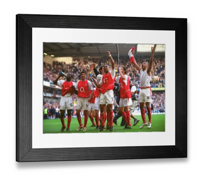 Framed Print : Arsenal's Glory: Champions Celebrate at White Hart Lane, 2004 Framed Print : Arsenal's Glory: Champions Celebrate at White Hart Lane, 2004