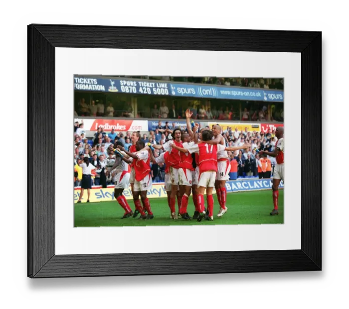 Framed Print : Arsenal's Triumph at White Hart Lane: Premier League Victory, 2004 Framed Print : Arsenal's Triumph at White Hart Lane: Premier League Victory, 2004