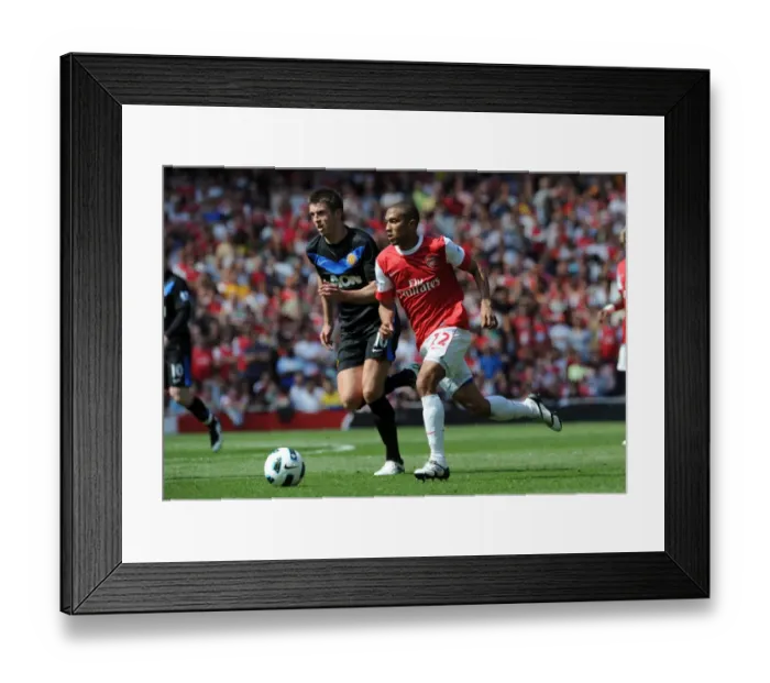 Framed Print : Clash of Titans: Gael Clichy vs Michael Carrick - Arsenal's Victory over Manchester United, 1:0, Barclays Premier League, Emirates Stadium, 1st May 2011 Framed Print : Clash of Titans: Gael Clichy vs Michael Carrick - Arsenal's Victory over Manchester United, 1:0, Barclays Premier League, Emirates Stadium, 1st May 2011