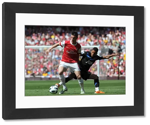 Laurent Koscielny (Arsenal) Nani (Man Utd). Arsenal 1: 0 Manchester United